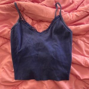 Brandy Melville blue tank top slightly used